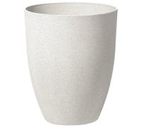 Beliani Plant Pot Croton 43cm Off-White, White