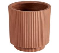 Beliani Plant Pot Daria 24 Cm Golden Brown