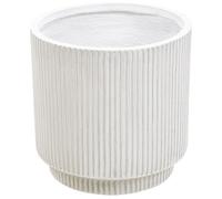 Beliani Plant Pot Daria 30 Cm Off-White