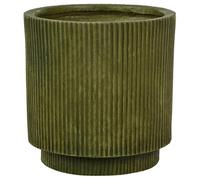 Beliani Plant Pot Daria 30 Cm Olive Green