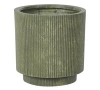 Beliani Plant Pot Daria 37 Cm Olive Green