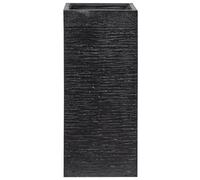 Beliani Plant Pot Dion 26cm Black, Black