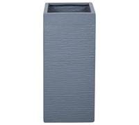 Beliani Plant Pot Dion 26cm Grey, Grey