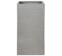 Beliani Plant Pot Dion 40 Cm Light Grey