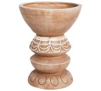 Beliani Plant Pot Disporum 29 Cm Light Brown