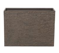 Beliani Plant Pot Edessa 70cm Dark Brown