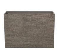 Beliani Plant Pot Edessa 80cm Dark Brown, Brown