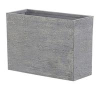 Beliani Plant Pot Edessa 80 Cm Grey