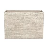 Beliani Plant Pot Edessa 80 Cm Light Beige