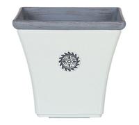 Beliani Plant Pot Elateia 32 Cm White