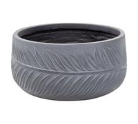 Beliani Plant Pot Ftero 35 Cm Grey