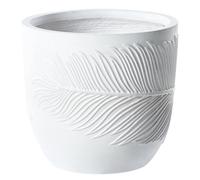Beliani Plant Pot Ftero 35 Cm Off-White