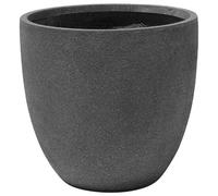 Beliani Plant Pot Kannia 55 Cm Graphite Grey