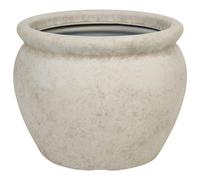 Beliani Plant Pot Macedon 45 Cm Off-White