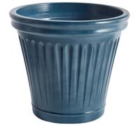 Beliani Plant Pot Maize 43 Cm Blue