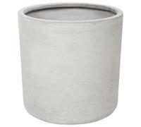 Beliani Plant Pot Messene 41 Cm Light Grey