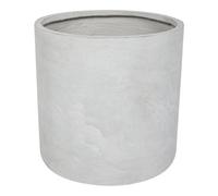 Beliani Plant Pot Messene 51 Cm Light Grey