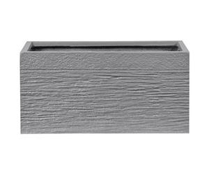 Beliani Plant Pot Myra 50 Cm Grey