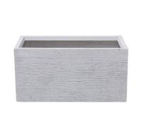 Beliani Plant Pot Myra 60 Cm White