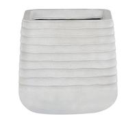 Beliani Plant Pot Parikia 28 Cm Off-White