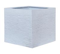 Beliani Plant Pot Paros 50 Cm White