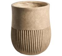 Beliani Plant Pot Pylaros 36 Cm Beige