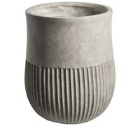 Beliani Plant Pot Pylaros 36 Cm Grey