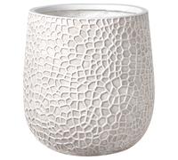 Beliani Plant Pot Qiyun 41 Cm Light Beige