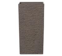 Beliani Plant Pot Gaza 35 Cm Dark Brown