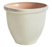 Beliani Plant Pot Tesalia 49 Cm Light Beige