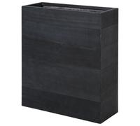 Beliani Plant Pot Thimena 80 Cm Black