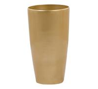 Outdoor Indoor Plant Flower Pot Tall Round 32 cm High Gloss Gold Tseria