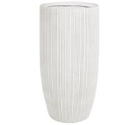 Beliani Plant Pot Zelkova 35 Cm Light Beige