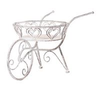 Plant Stand VETCH 58 cm Off-White Metal