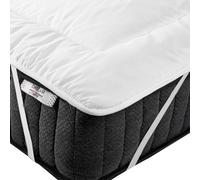 Beliani Polyester Mattress Topper Aizkorri 140 X 200 Cm (Eu Double)