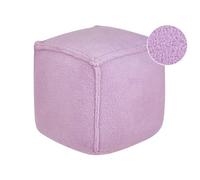 Beliani Modern Pouffe Alipur Boucle Violet