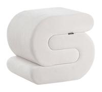Pouffe ARCADIA Chenille Off-White