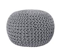 Beliani Pouffe Conrad Cotton Grey