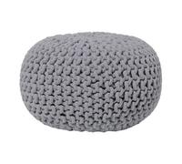 Beliani Pouffe Conrad Cotton Grey