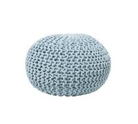Beliani Pouffe Conrad Cotton Light Blue