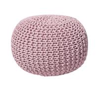 Beliani Pouffe Conrad Cotton Pink