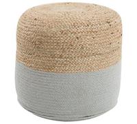 Pouffe DALAMA Jute Light Grey