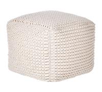 Pouffe DAMAN Cotton Light Beige
