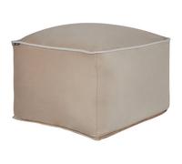 Beliani Pouffe DAREYN Velvet Sand Beige
