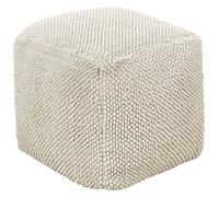 Pouffe JOARA Cotton Beige