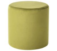 Beliani Pouffe Lovett Velvet Olive Green
