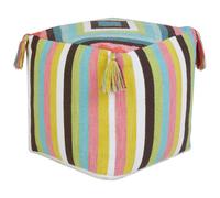 Beliani Pouffe Moneasa Cotton Multicolour