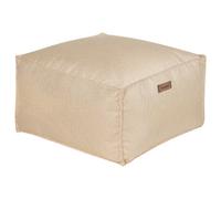 Beliani Pouffe MUKKI Fabric Light Beige