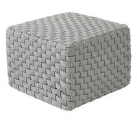 Beliani Pouffe Nalli Synthetic Material Grey