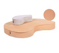 Beliani Pouffe Nili Velvet Peach Pink